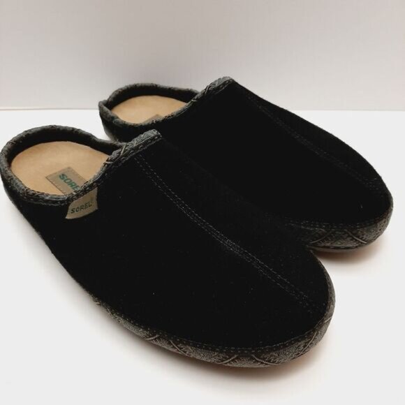 Sorel Black Women's Slippers - Picture 2 of 12